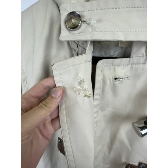 Michael Kors Duffle Coat Toggle Button Up Flap Pockets - Picture 9 of 12